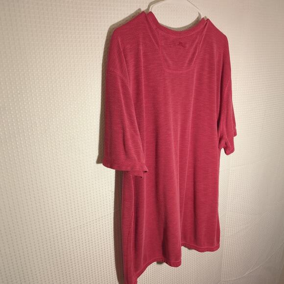 Tommy Bahama XXL Red IslandZone Reversible T-Shirt Modal Coolmax Short Sleeve - Picture 6 of 7